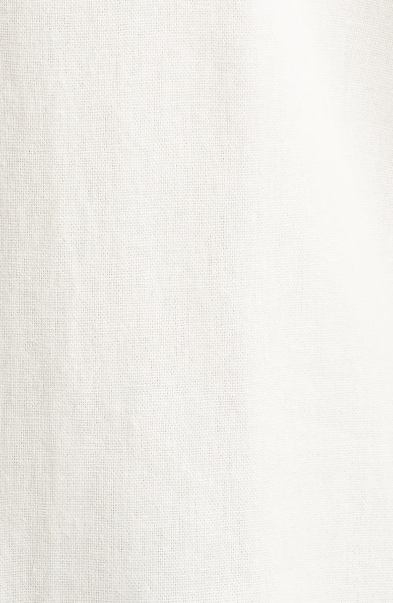 !SOLID Allan Solid Linen Blend Camp Shirt, Alternate, color, Off White