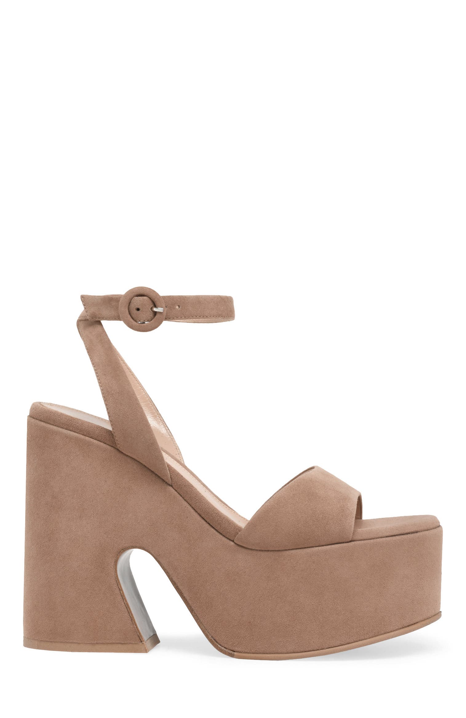 Gianvito Rossi Ziggy Sandals, Main, color, Pink Suede