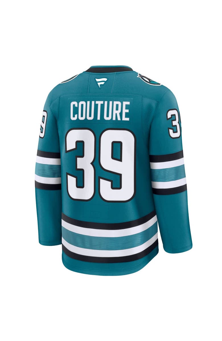 FANATICS Men's Fanatics Logan Couture Teal San Jose Sharks Home Premium Jersey, Alternate, color, 
