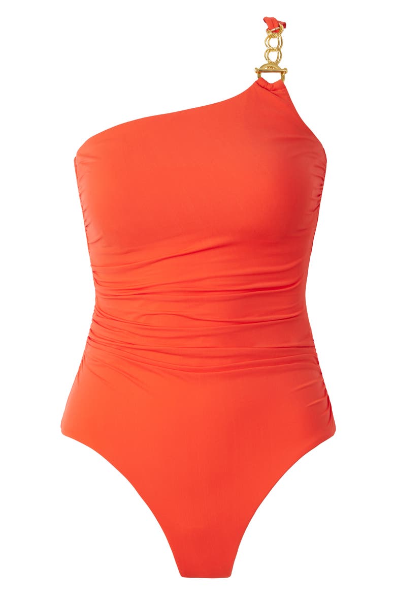 Hyperlink Charlize One-Piece Swimsuit, Alternate, color, PERSIMMON