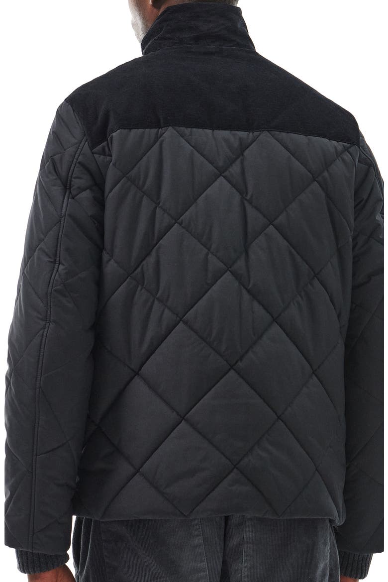 Elmwood Quilted Jacket, Alternate, color, BLACK