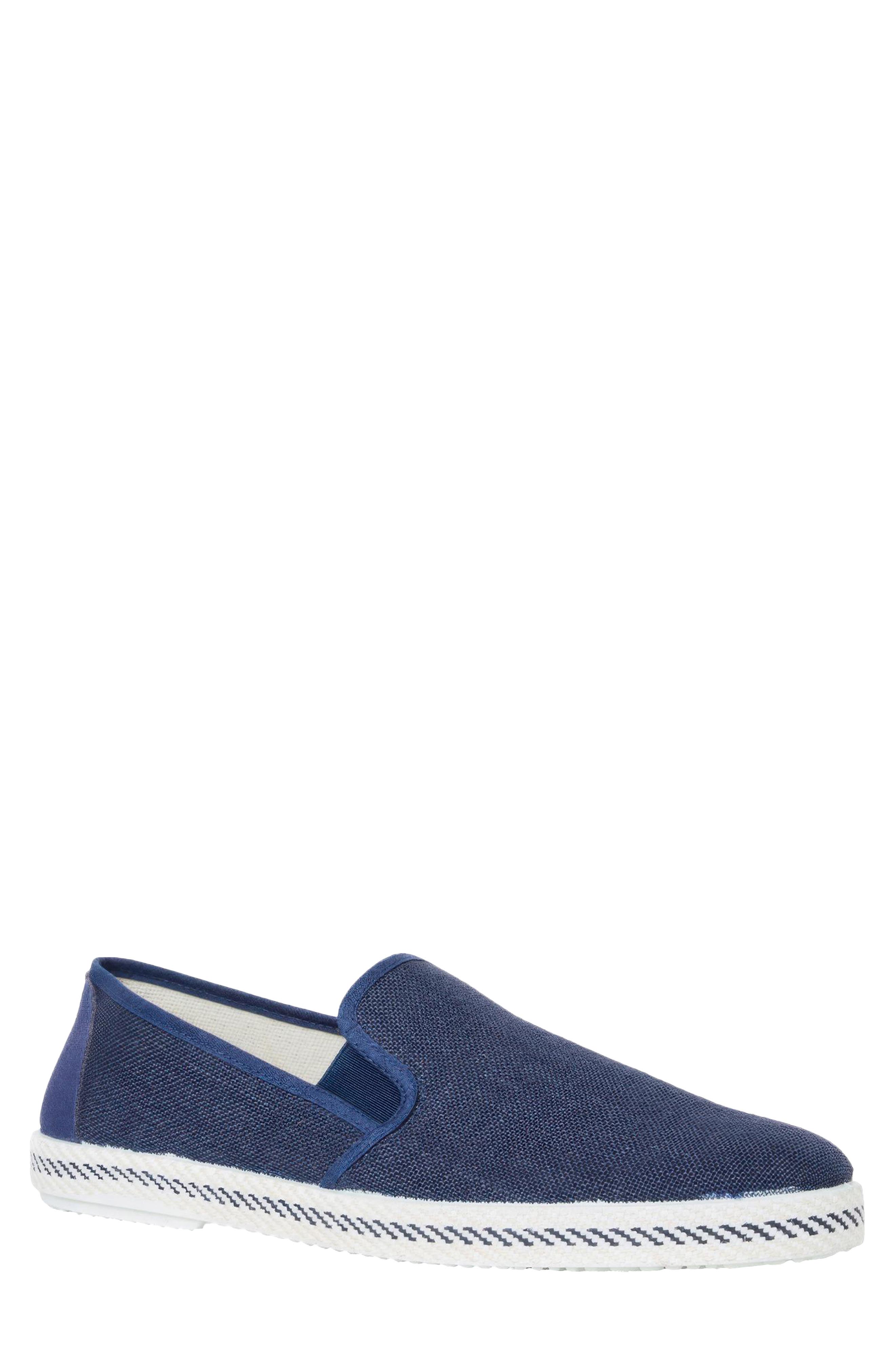 Altea Slip-On, Main, color, NAVY LINEN