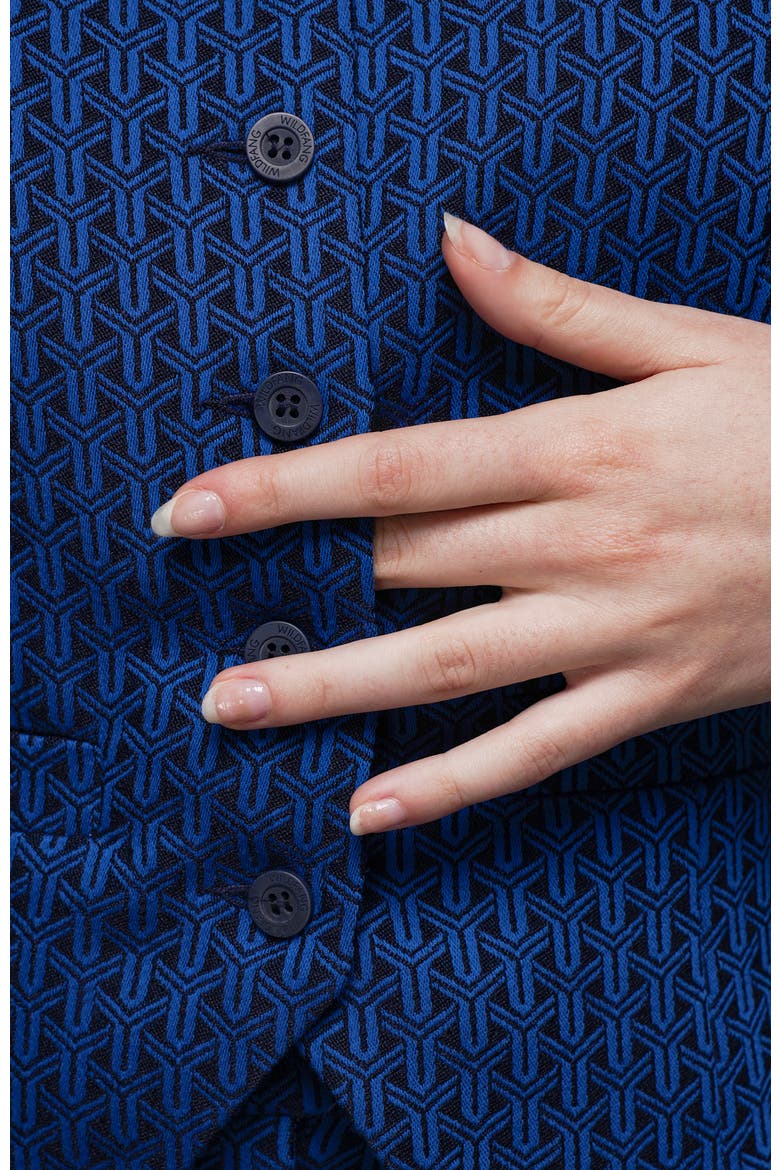 The Empower Jacquard Vest, Alternate, color, COBALT BLUE