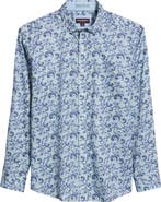 Johnston & Murphy Check Paisley Button-Up Shirt
