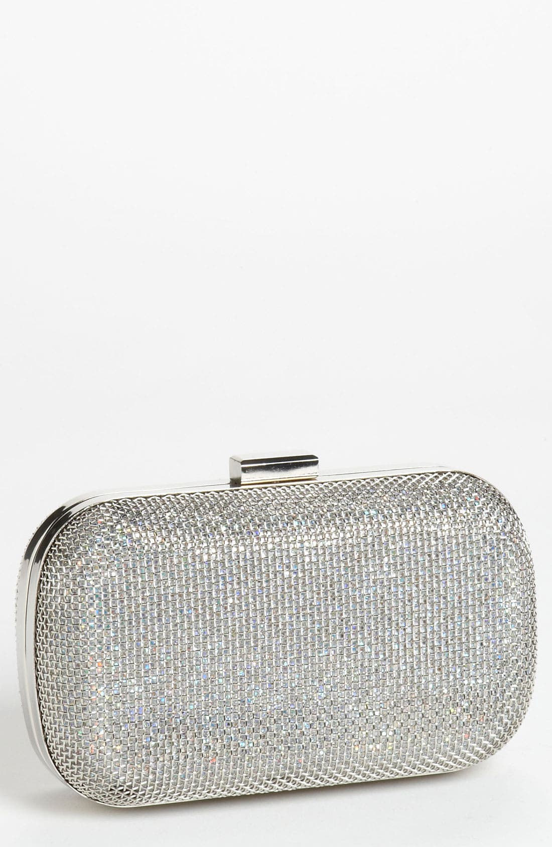 Caged Clutch, Main, color, SILVER
