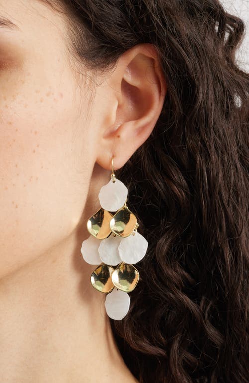 Nordstrom Chandelier Drop Earrings In White