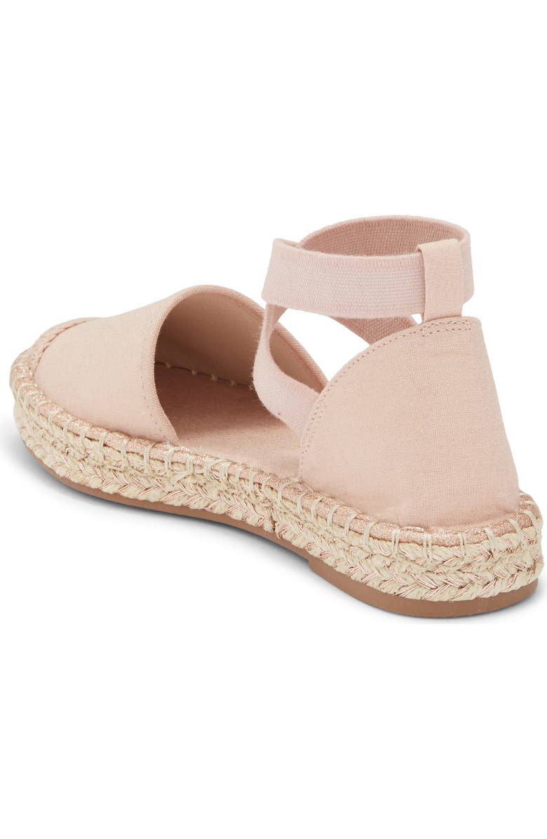 Reaction Kenneth Cole Beech Espadrille Flat, Alternate, color, Rose Metallic Fabric