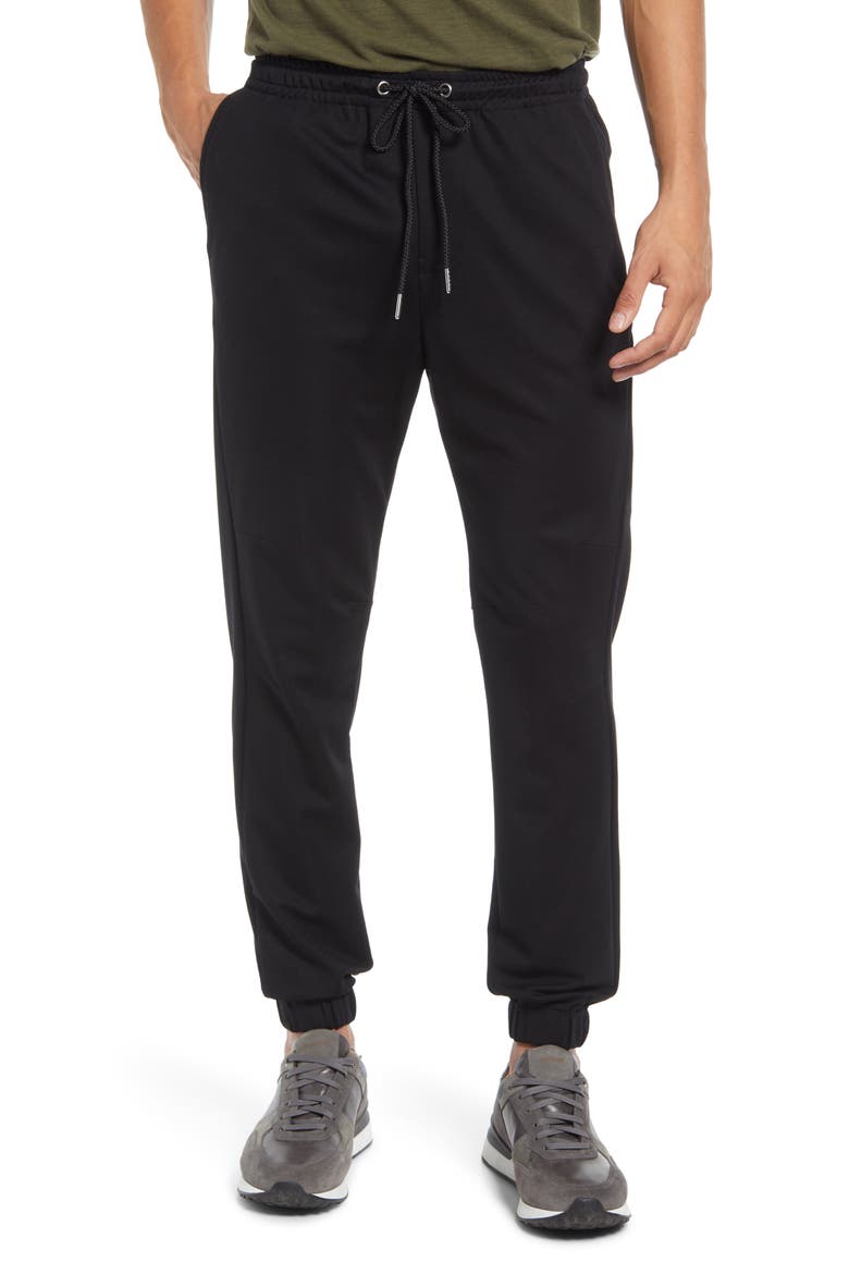 Knit Joggers, Main, color, BLACK
