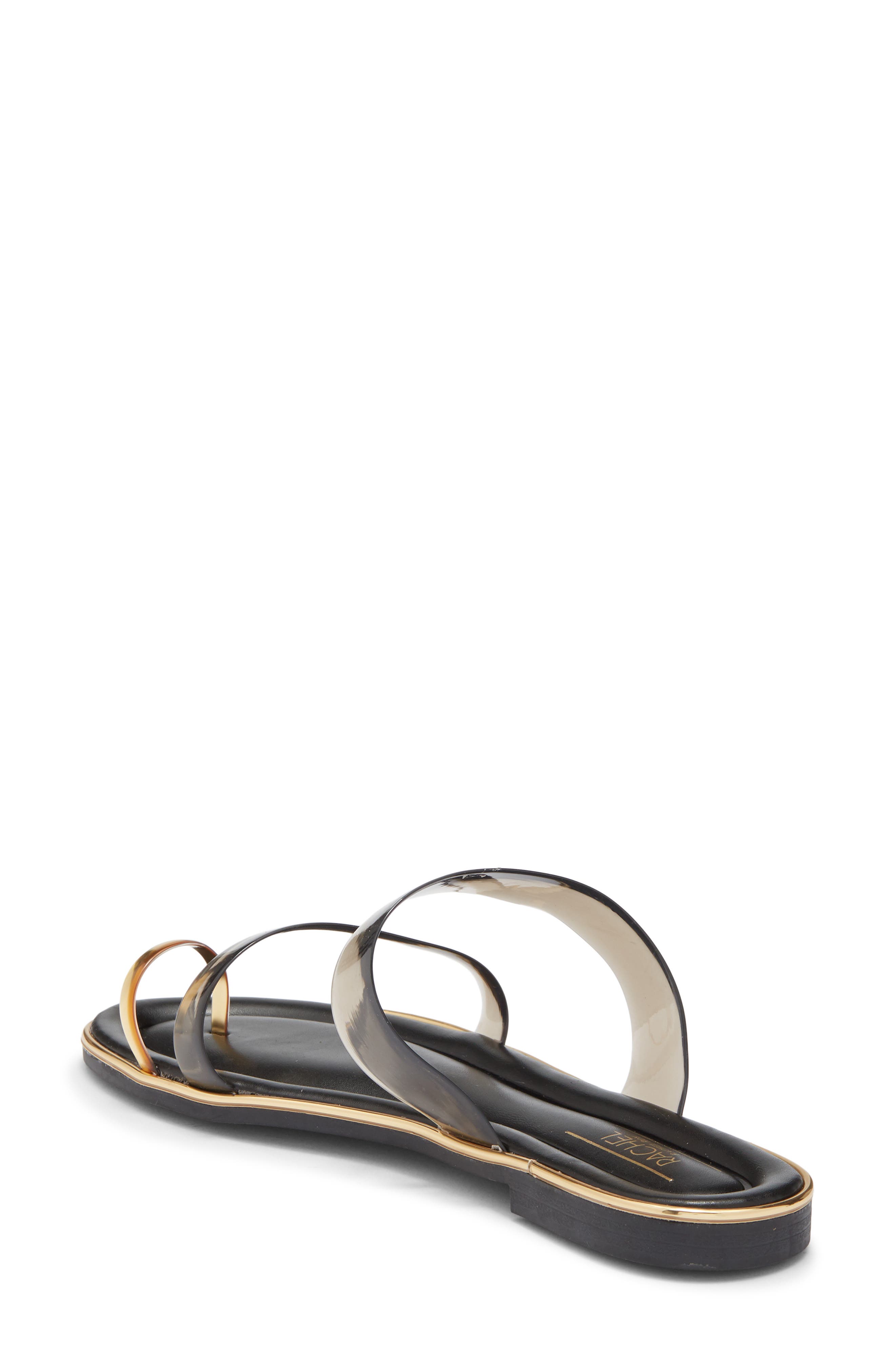RACHEL Rachel Roy Boca Slide Sandal, Alternate, color, Black Clear