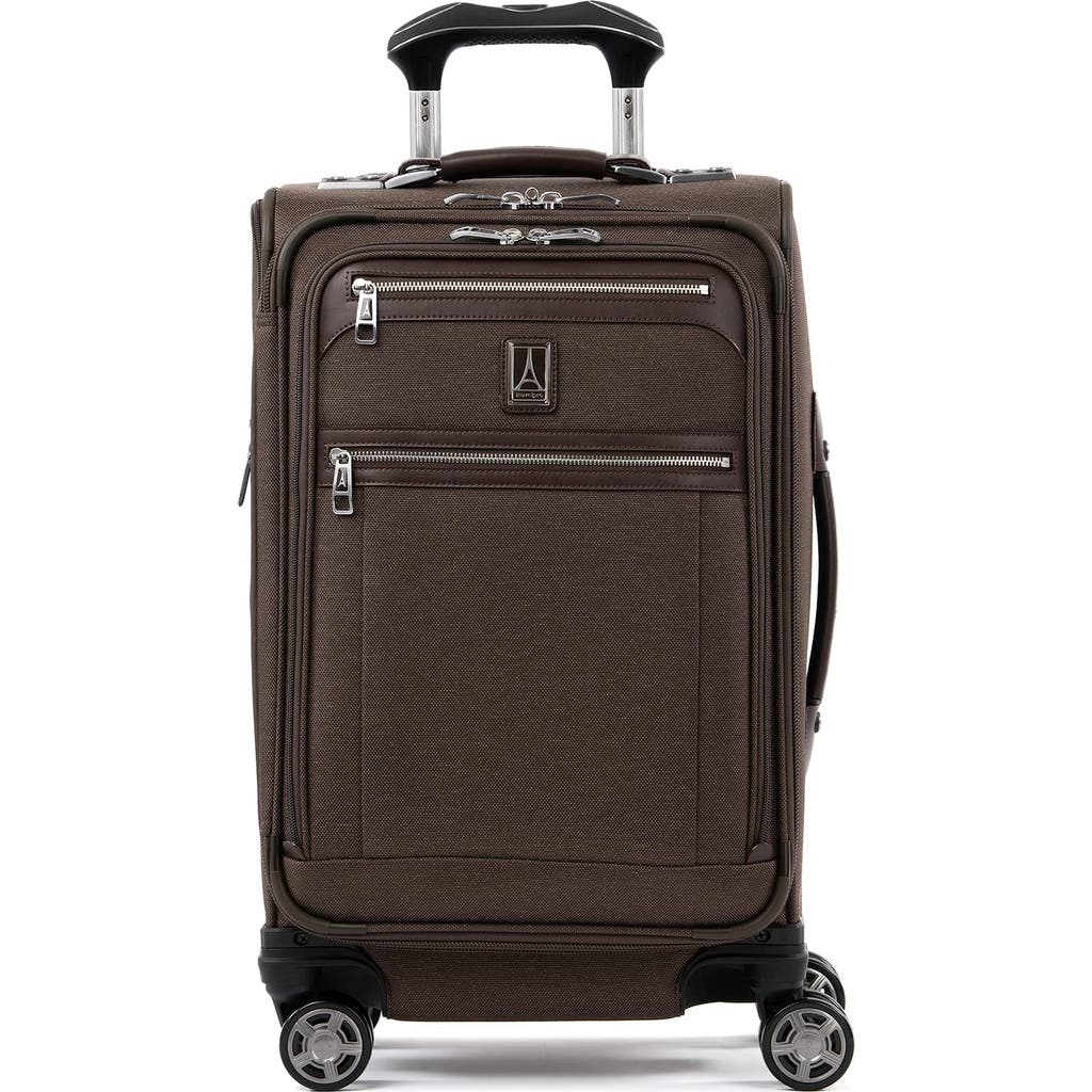 Travelpro Platinum Elite Softside Expandable Carry-on 21-inch Luggage In Rich Espresso Brown