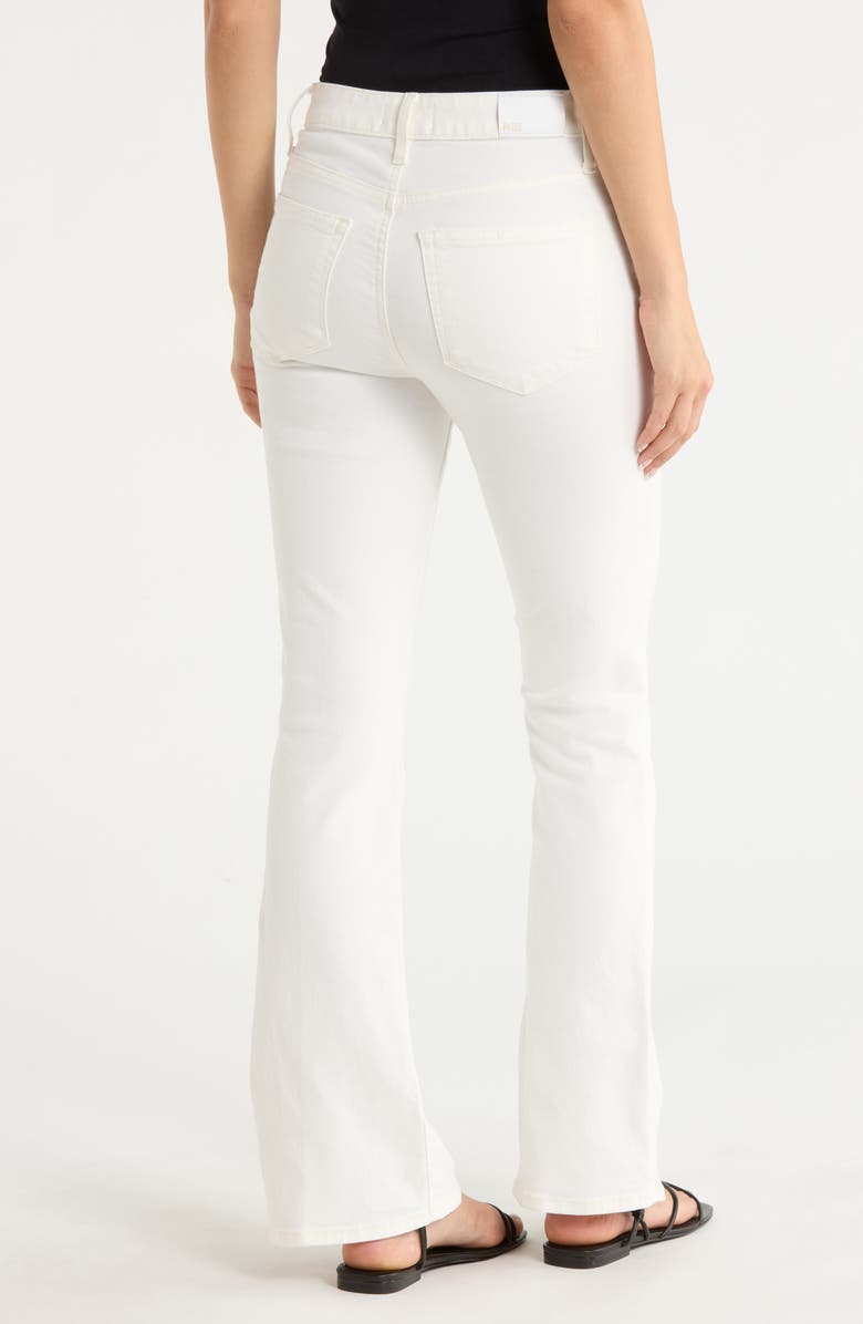 PAIGE Laurel Canyon High Waist Flare Leg Jeans, Alternate, color, Tonal Ecru