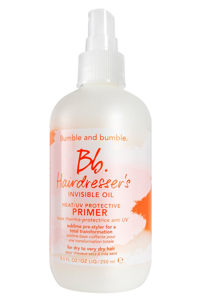 Hairdresser's Invisible Oil Heat/UV Protective Primer, Main, color, NO COLOR