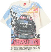 ICECREAM Pomegranate Cotton Graphic T-Shirt