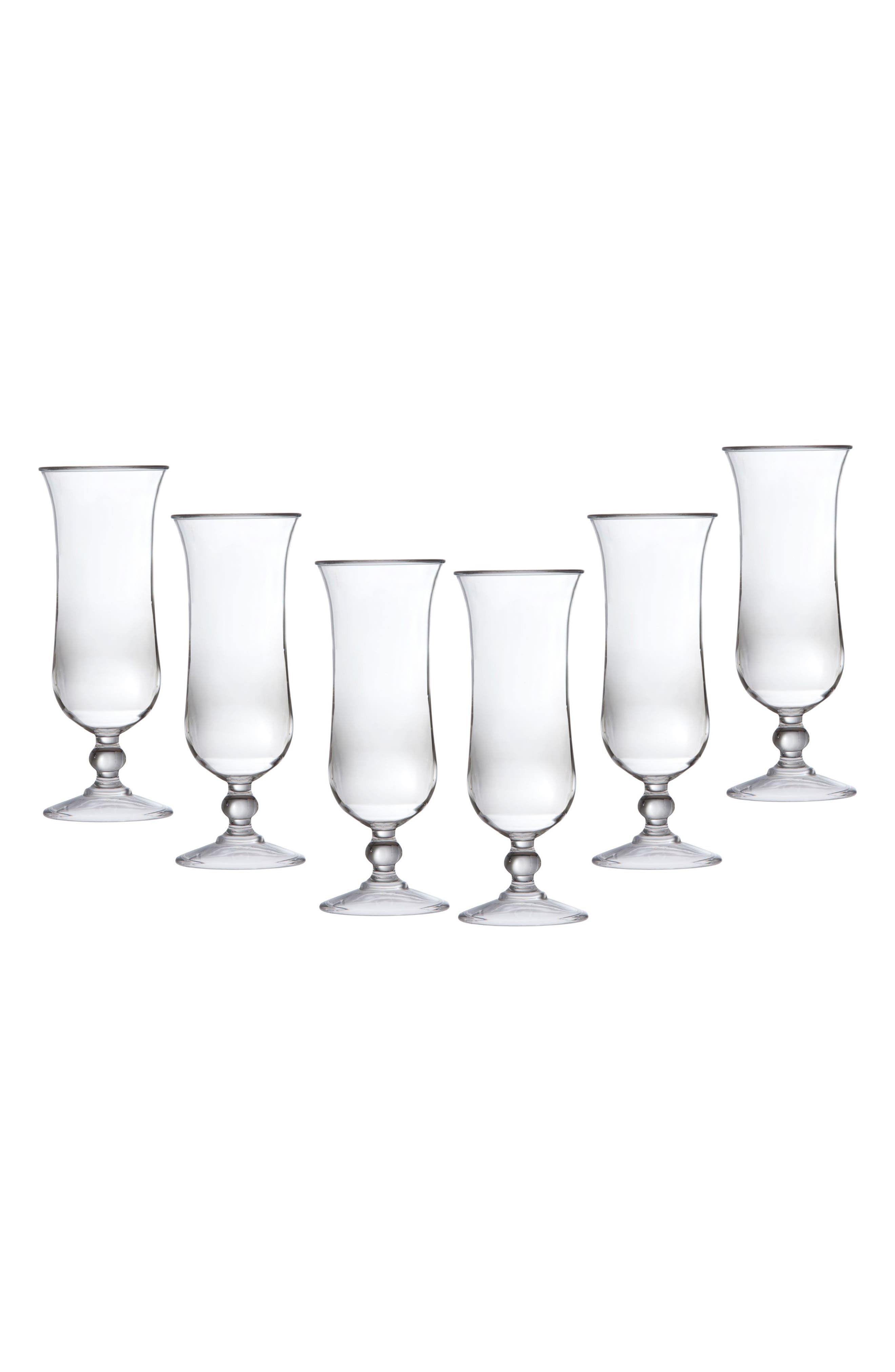 Fortessa Set of 6 Outdoor Hurricane Glasses