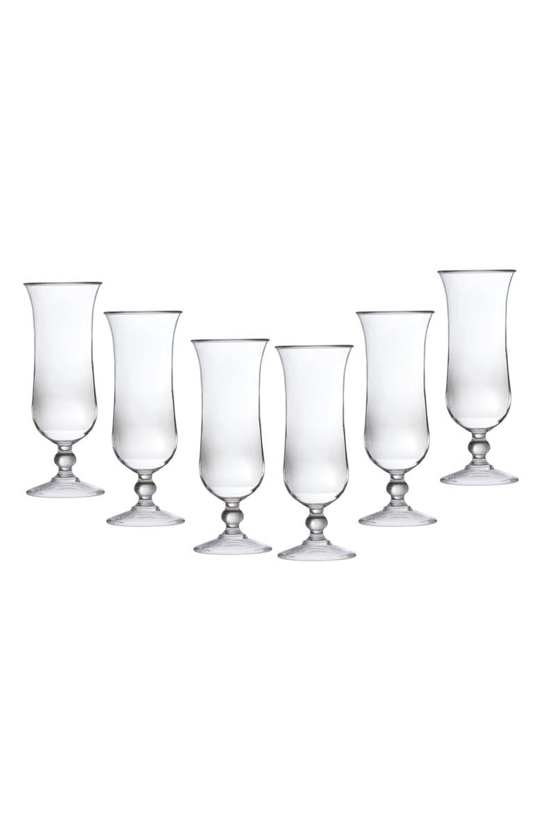 Fortessa Set of 6 Outdoor Hurricane Glasses, Main, color, Clear