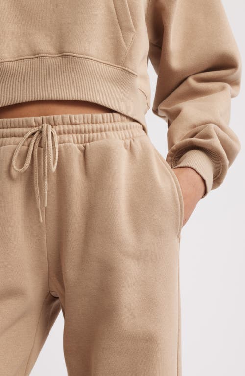 Bp. Wide Leg Fleece Pants In Neutral