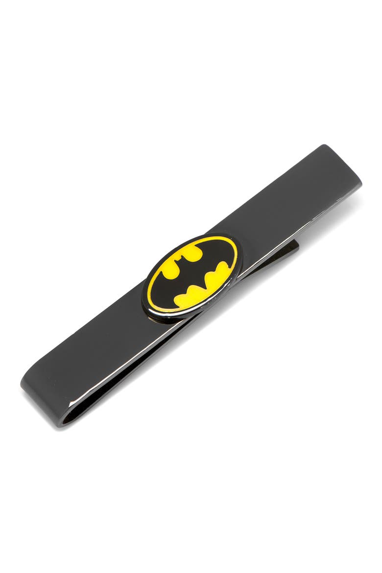 Batman Tie Bar, Main, color, BLACK