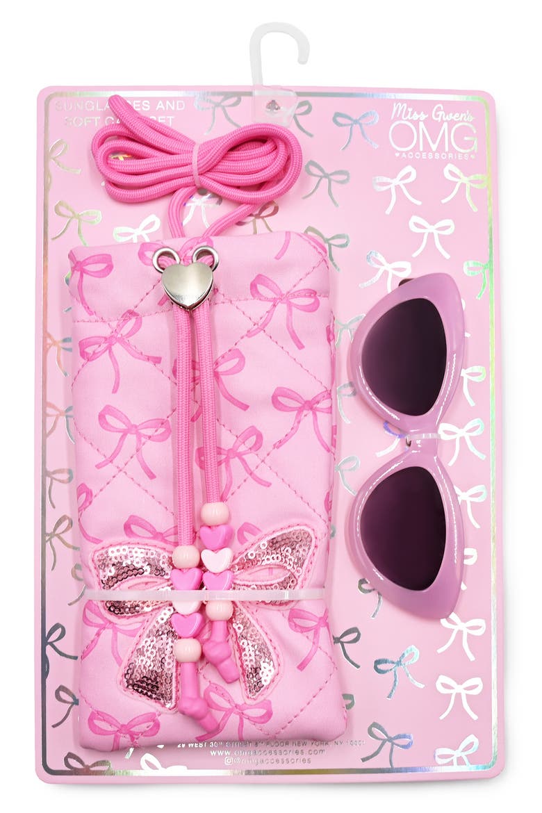 Kids' Sunglasses with Drawstring Case, Alternate, color, LOLLIPOP