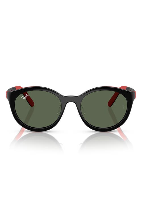 Ray Ban Ray-ban Kids' 48mm Pillow Optical Glasses & Clip-on Sunglasses In Black/red