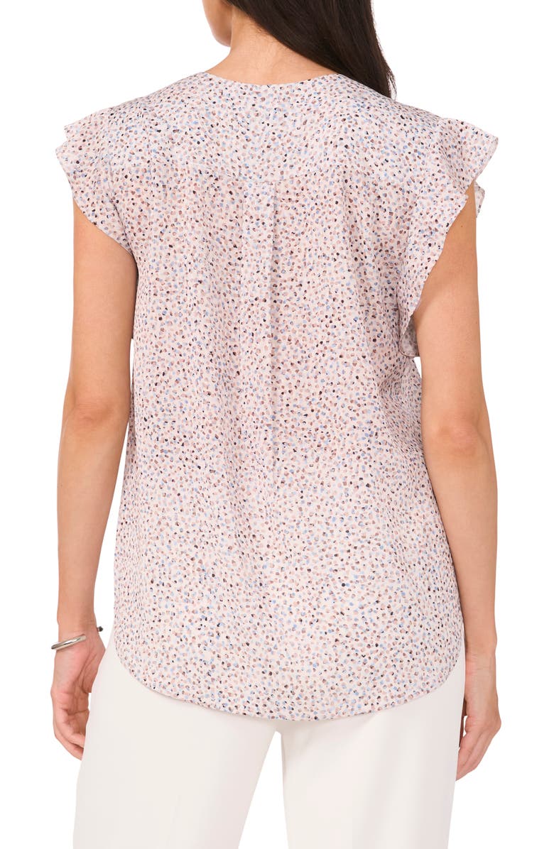 Vince Camuto Ruffle Sleeve Top, Alternate, color, 