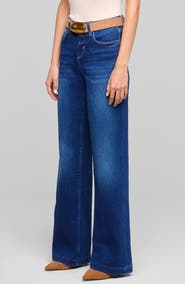 L'AGENCE Les Petites Scottie High Waist Wide Leg Jeans