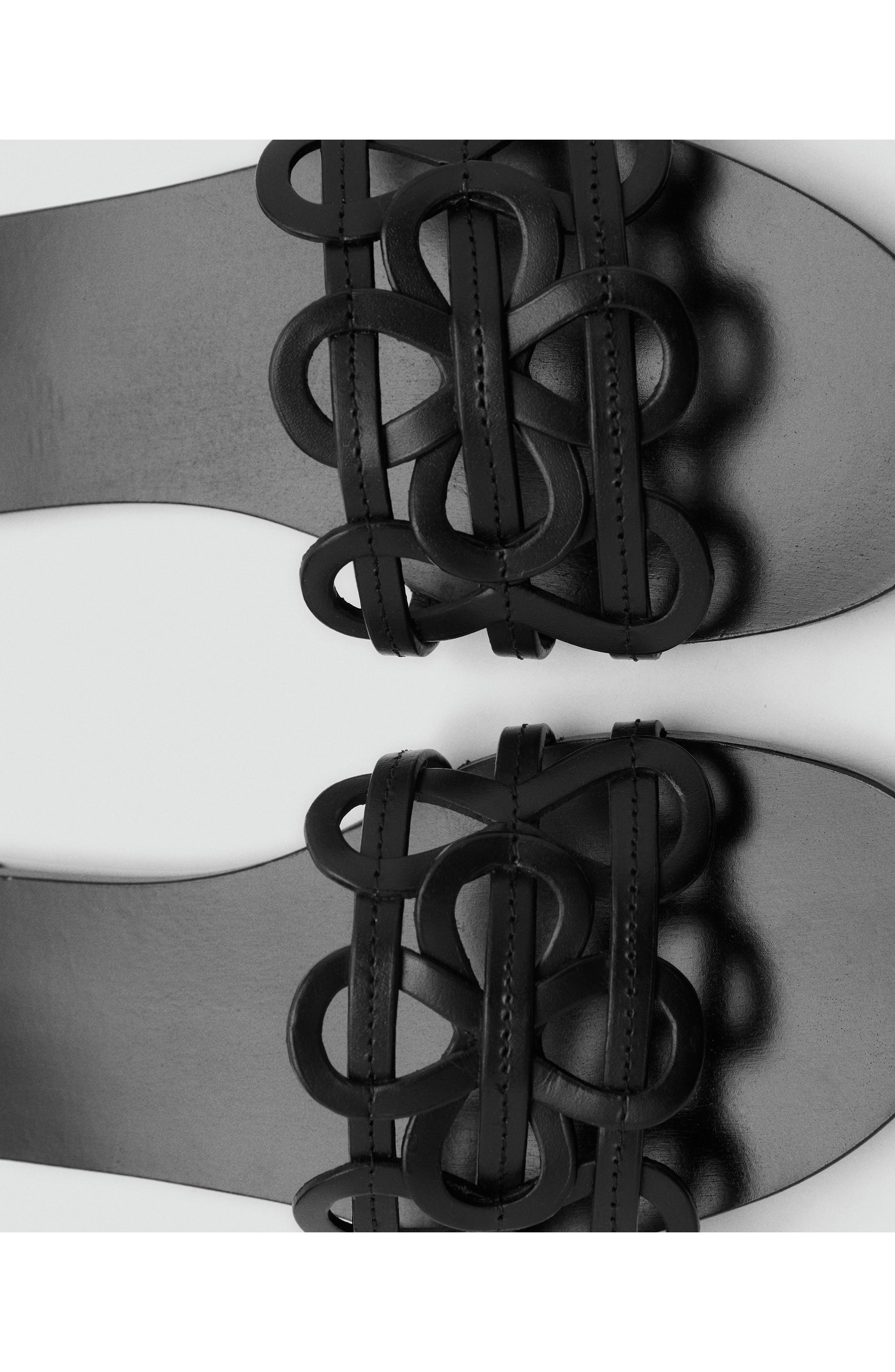 MANGO Slide Sandal, Alternate, color, Black