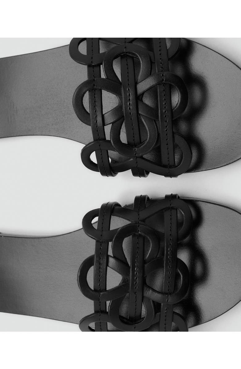 MANGO Slide Sandal, Alternate, color, Black