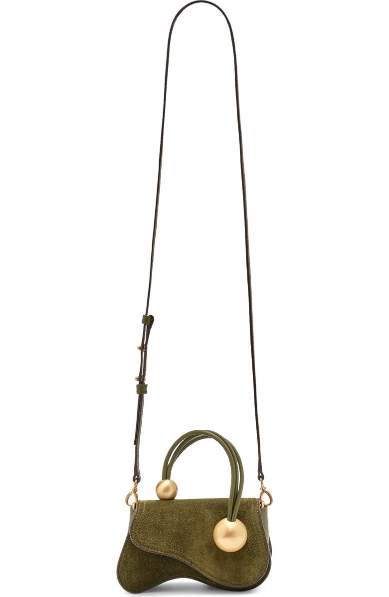 Cult Gaia Kazia Nano Leather Crossbody Bag, Alternate, color, Rosemary