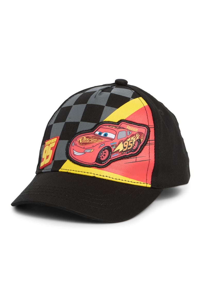 Kids' 'Cars' Snapback Cap, Main, color, BLACK