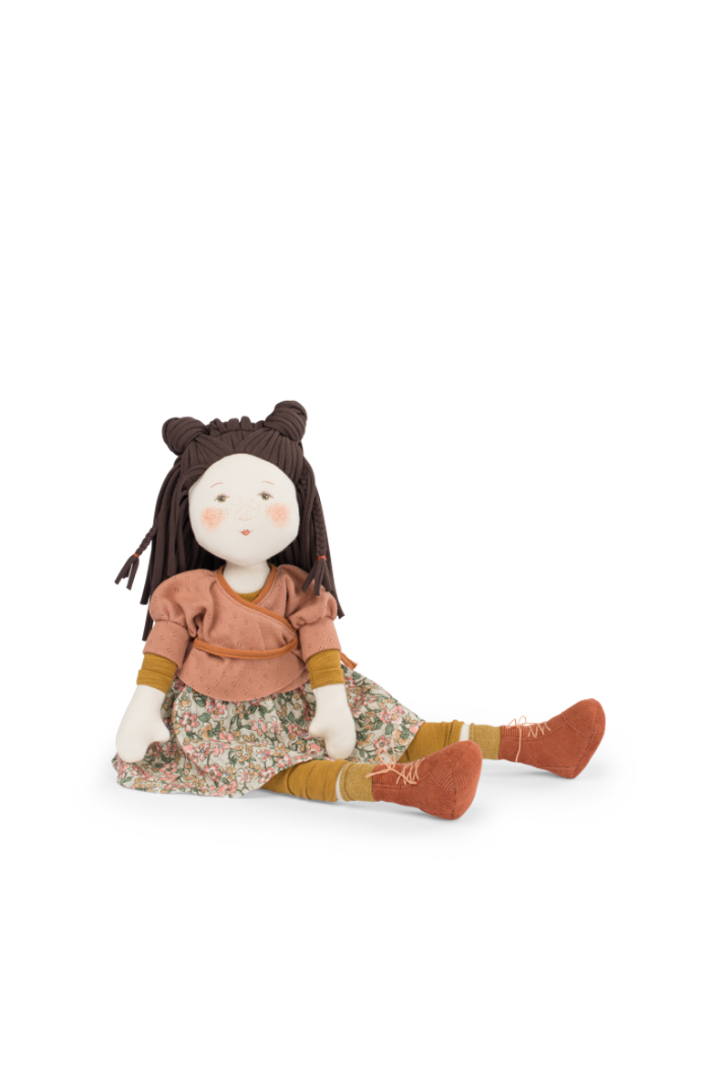 Moulin Roty Marjolaine The Rosalies Doll, Alternate, color, White