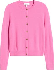 Nordstrom Cashmere Crewneck Cardigan