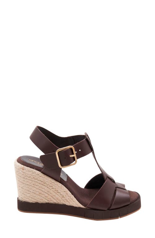 Andre Assous André Assous Farami Sole Motion Espadrille Wedge Sandal In Cocoa Powder