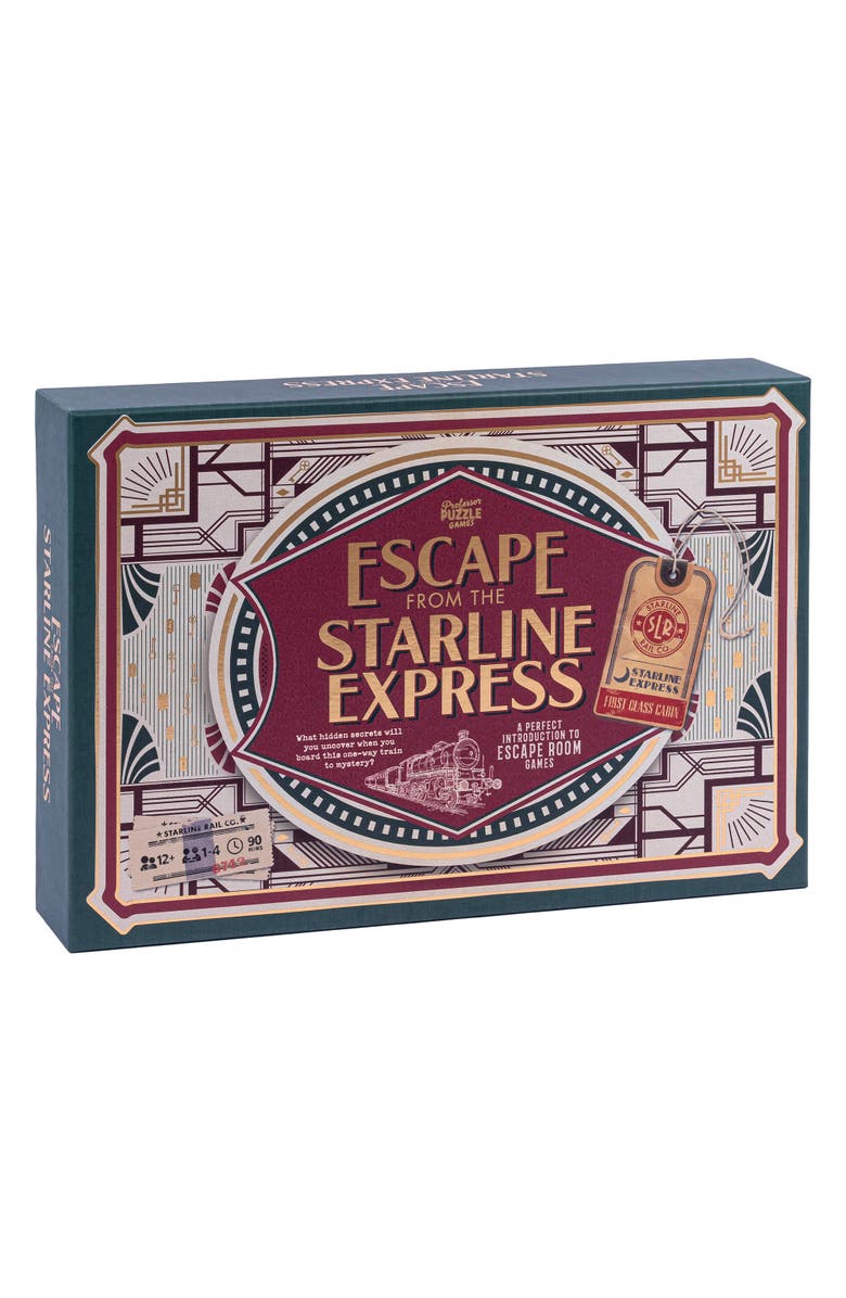 Professor Puzzle Escape Starline Express 2nd Ed Escape Room Game, Main, color, Multicolored