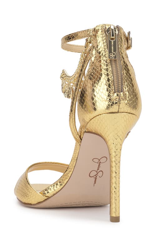 Jessica Simpson Jetser Ankle Strap Sandal In Gold
