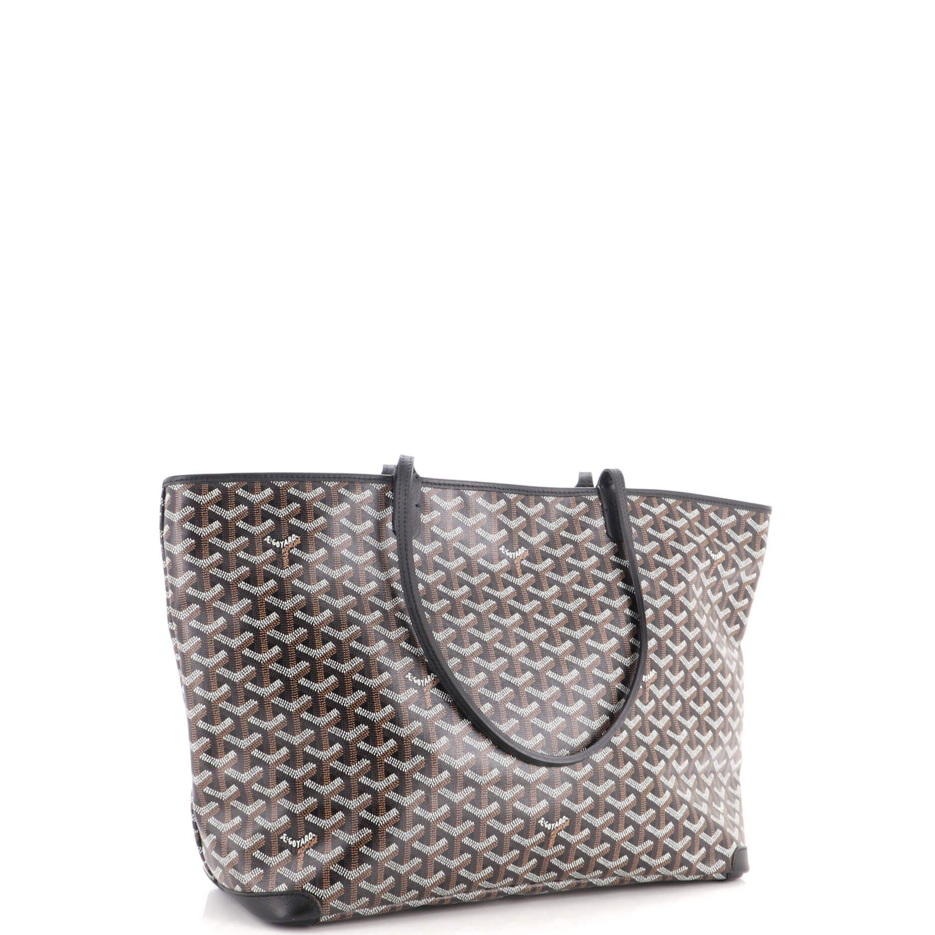 Artois Tote Coated Canvas MM, Alternate, color, Black