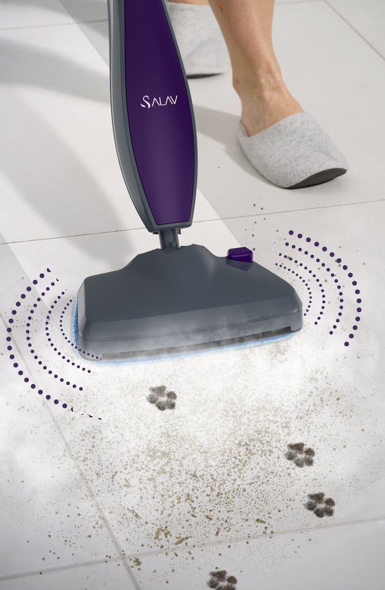 SALAV Steam Mop - Refurbished, Alternate, color, Plum