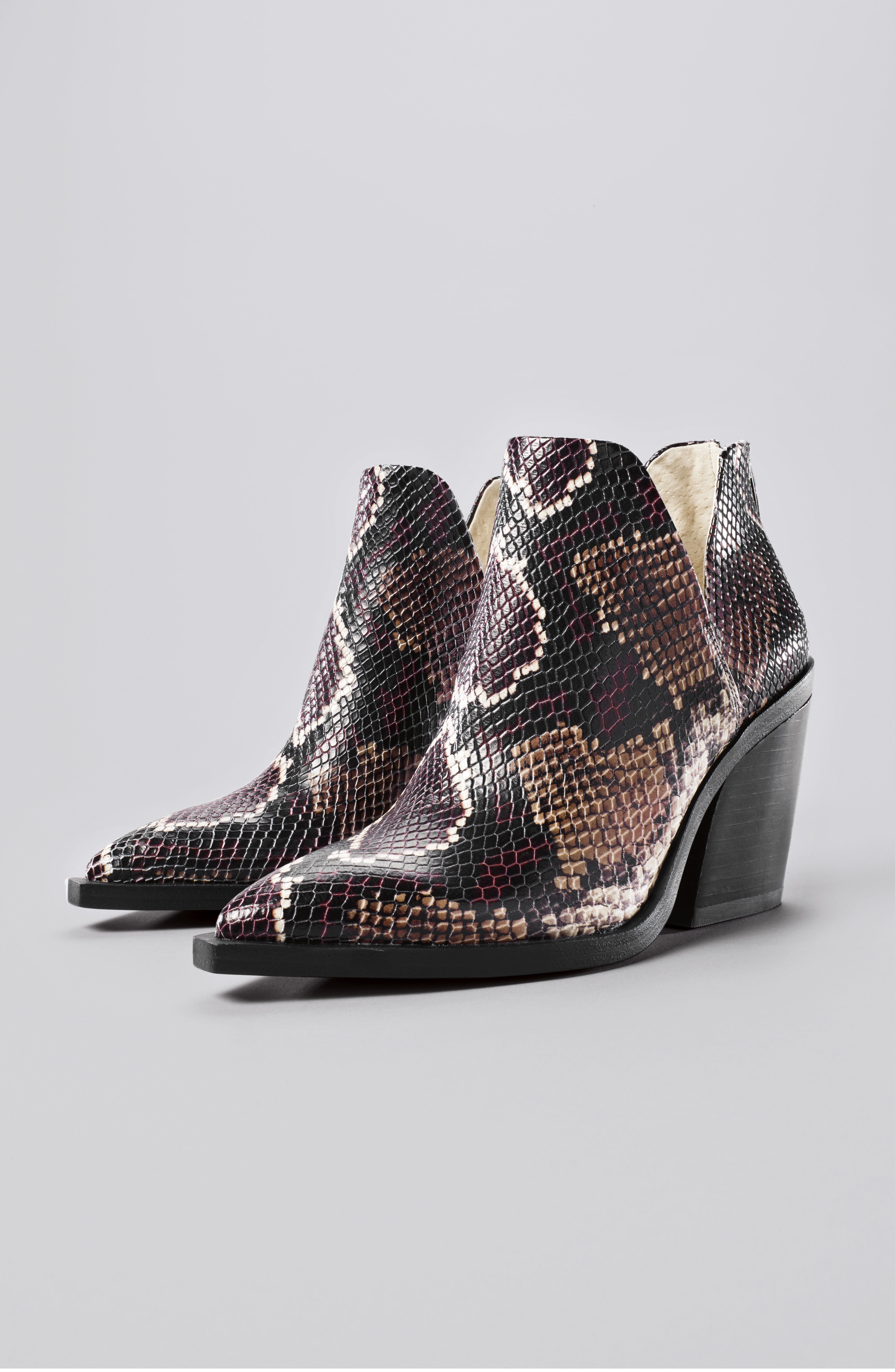Gigietta Bootie, Main, color, MAUVE MULTI EMBOSSED LEATHER