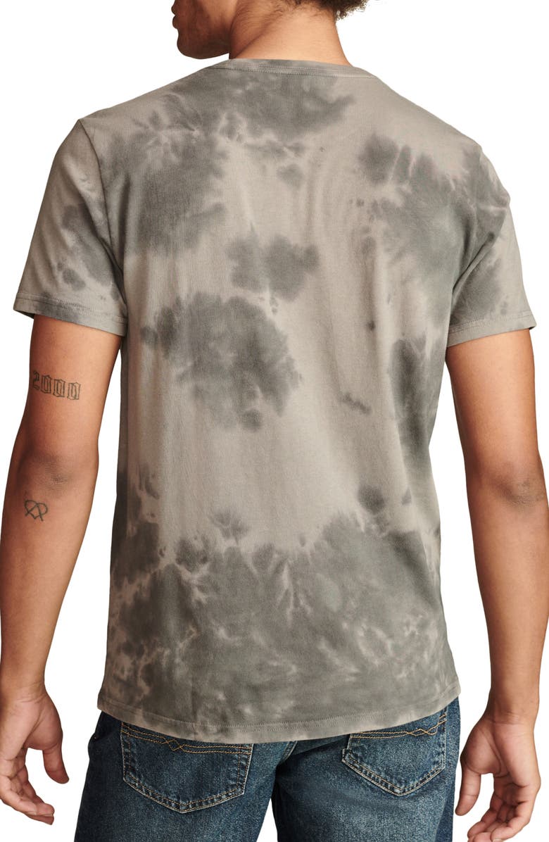 Lucky Brand Rolling Stones Tie Dye Cotton Graphic T-Shirt, Alternate, color,