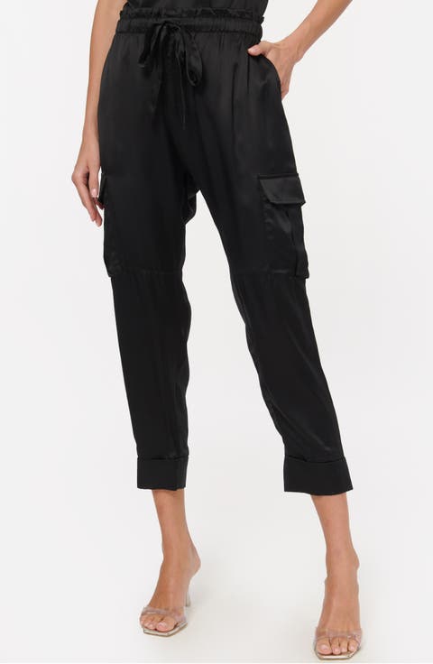 パンツ SILK BLEND PANTS WIDE-LEG SILK-BLEND TROUSERS シルクブレンド ワイドレッグ