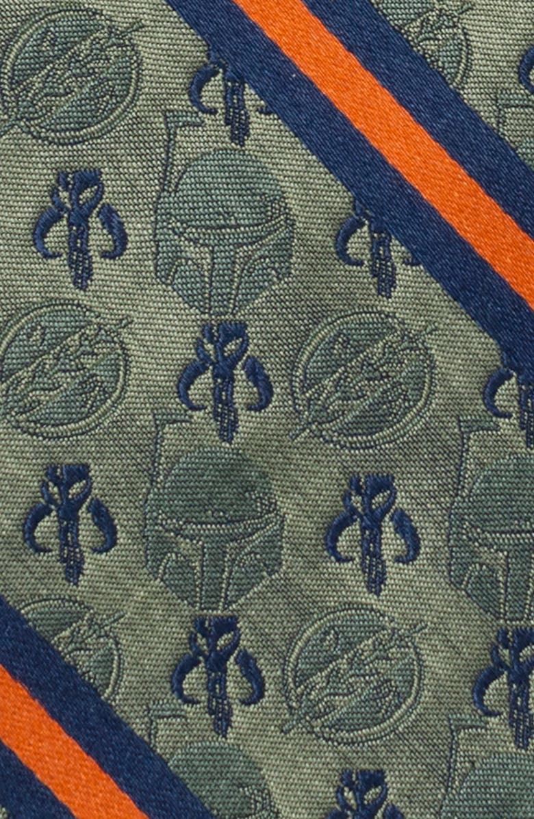 Cufflinks, Inc. Boba Fett Silk Blend Tie, Alternate, color, Green