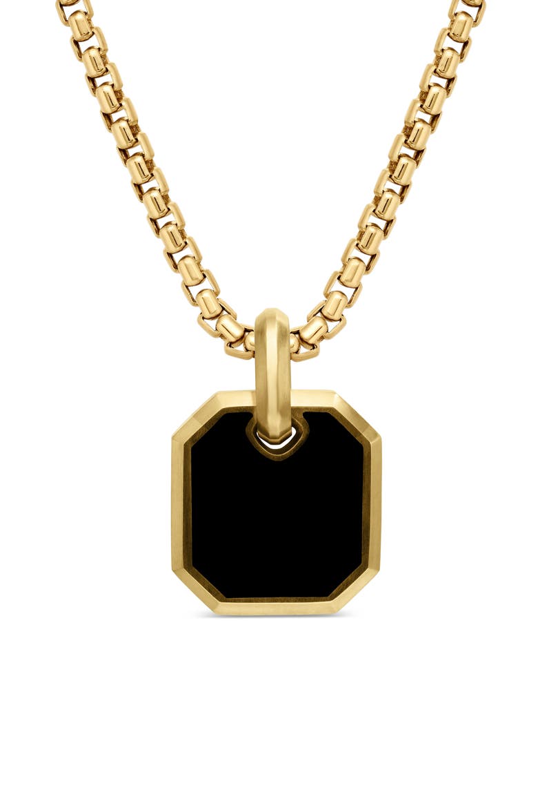 Roman Onyx Amulet in 18K Yellow Gold, Main, color, 18K YELLOW GOLD
