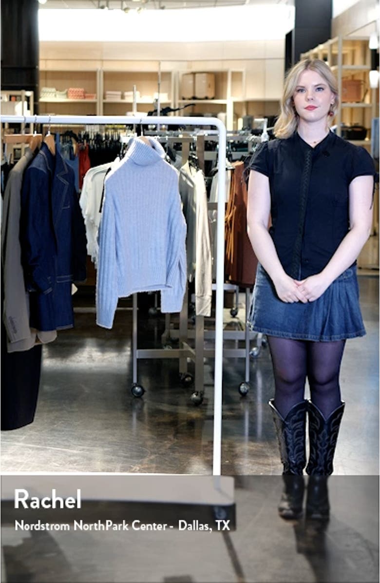 Rib Turtleneck Sweater, sales video thumbnail