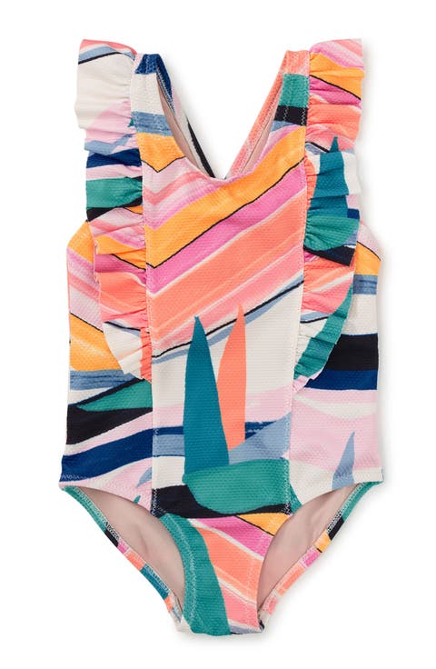 Ruffle One-Piece Swimsuit