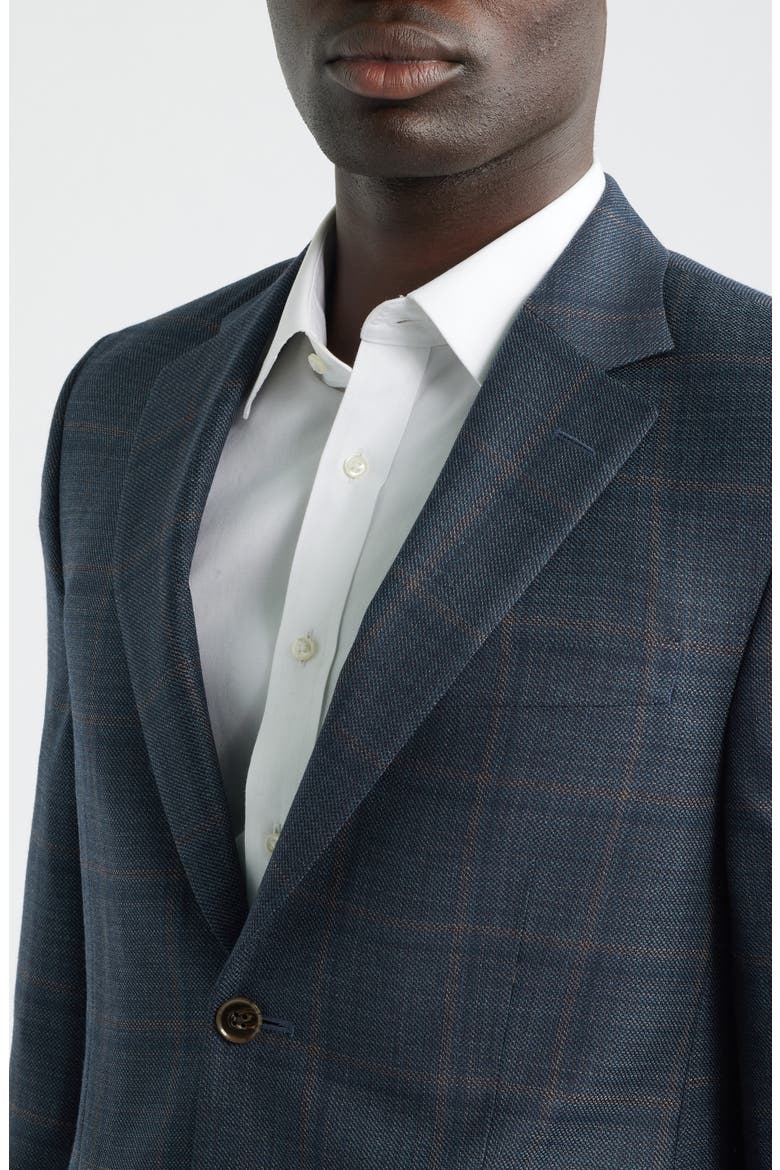 Flynn Classic Fit Green Plaid Wool Sport Coat, Alternate, color, GREEN