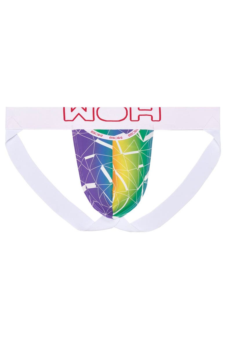 WOH Sexy Fun Jockstrap, Main, color, Multico Print