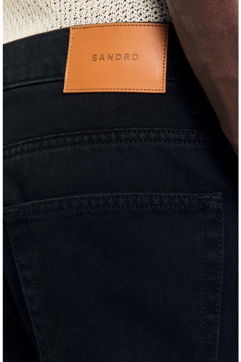 Straight-fit jeans, Alternate, color, Black