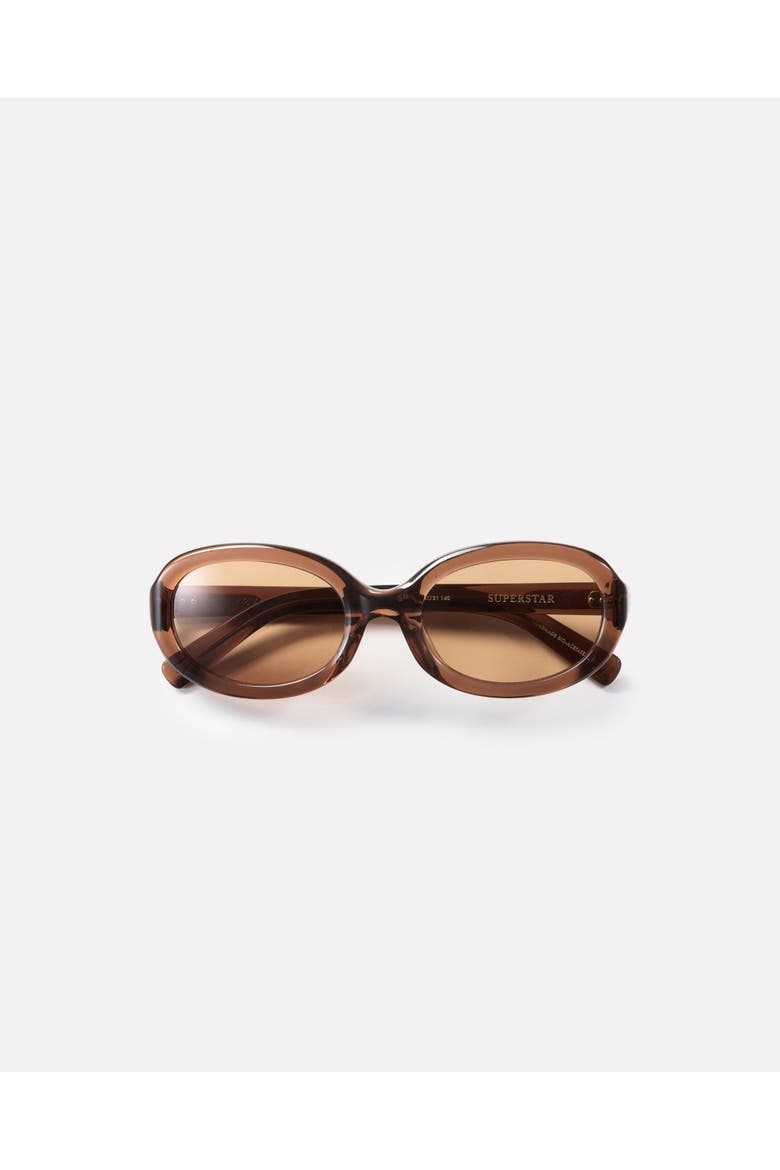 Super Star Sunglasses, Alternate, color, Brown