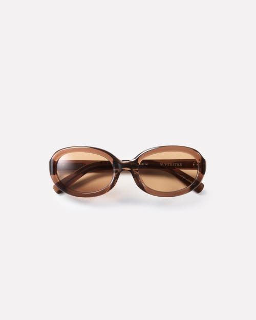 Epokhe Super Star Sunglasses In Brown