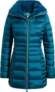 Save The Duck Caroline Water Repellent Satin Puffer Jacket