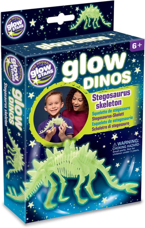 Legler USA The Original Glow Stars Glowinthedark Dinos Stegosaurus Skeleton Puzzle in Multicolored  product